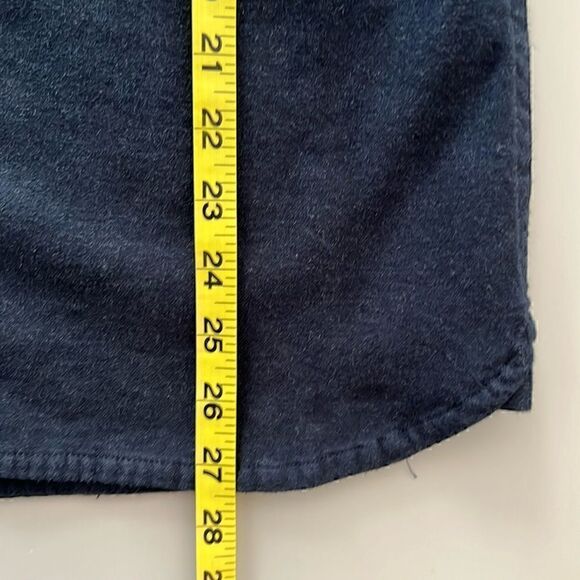 NWT Everlane Men’s The Brushed Flannel Shirt in Navy Size S - Picture 8 of 9